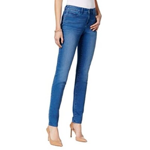 Style & Co Curvy-Fit Skinny TUMMY CONTROL jeans 4 - Picture 1 of 6